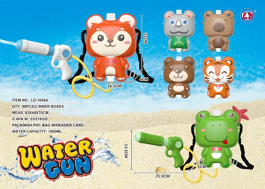 Cute Backpack Water Gun