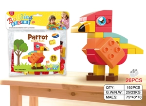 Parrot Large Particle Building Blocks Compatible with Lego 26PCS