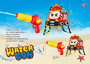 Fire Truck Backpack Water Gun
