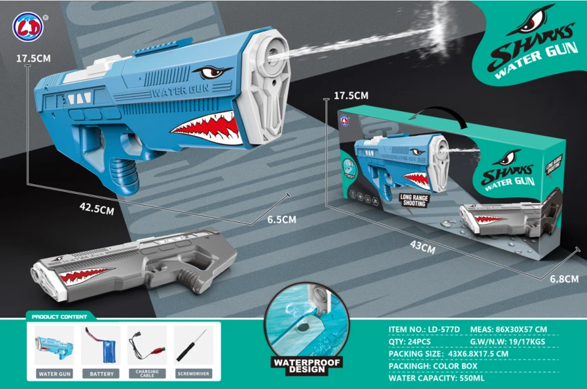 Shark Electric Water Gun (Upgraded Version)