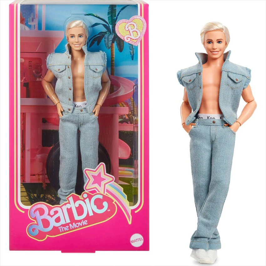 Aksi hidup versi filem 11.5 inci 12 sendi badan pepejal BarBie bintang lelaki Barbie dengan topi