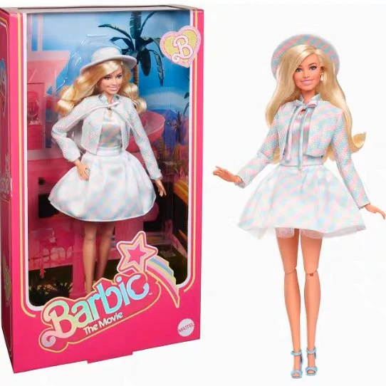 Aksi sebenar filem 11.5 inci 12 sendi badan pepejal BarBie bintang dengan jepit rambut