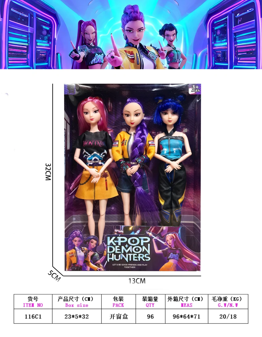 Wanita Pemburu Sihir 11.5 inci 11 sendi K-POP Lumi Mirazo娃