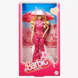 Live action movie version 11.5-inch 12-joint solid body Barbie star doll with necklace