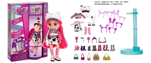 Premium CRY BABIES BFF11.5 inci 11 sendi pelangi pepejal menangis anak patung Barbie dengan 5 aksesori kejutan jepit rambut. Beg tangan yang boleh digunakan. dan kasut. dan kasut. dan kasut untuk menyikat sisir. satu model yang mempunyai