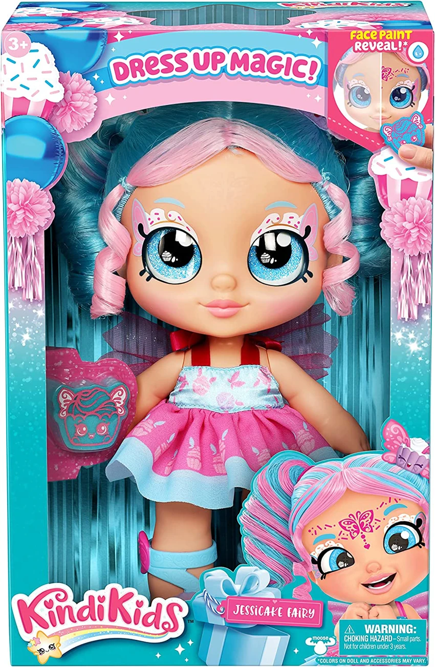 Kindikids - Premium 1 ke 1 16 inci spring badan kaca mata kepala penuh candy boneka [anak patung dengan fungsi menggelengkan kepala]