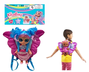 Ransel kupu-kupu besar kelas atas kindikids - kelas atas 1 ke 1 16 inci tubuh pegas kaca mata kepala penuh boneka candy [Boneka dengan fungsi menggelengkan kepala]
