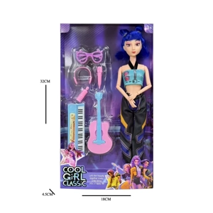 K-POP Perburuan Sihir Versi Animasi 11.5 inci 12 sendi Romium Rumi bernyanyi Barbie tali pinggang aksesori plastik
