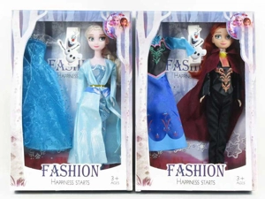 Generation 4 11.5 Inch Solid Body Frozen Barbie 2 Styles Assorted with Generation 1 Theme Clothes