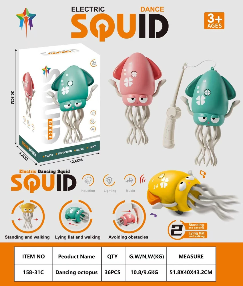 Battery Version Dancing Octopus 36PCS