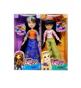 OMG BRATZ adalah   Musim panas seri 10 inci kaki besar paha padat kepala besar boneka Bezi dengan minyak riasan manusia nyata