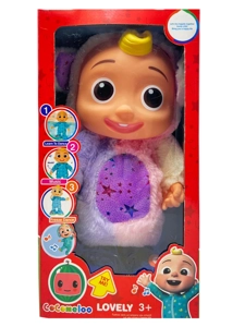 22 Inch Solid Body Electric Cocomelon Rainbow Unicorn Baby Function Description [Can Walk. Can Sing 4 Songs, Can Laugh, Can Dance] Batteries Not Included