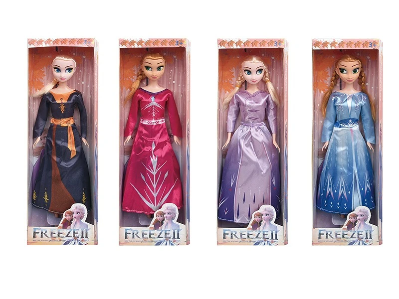 New 11.5 Inch Solid Body Fashion Frozen 4 Styles Assorted