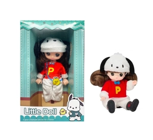 Boneka anjing padat 1 - to - 1 6.5 inci boneka anjing padat