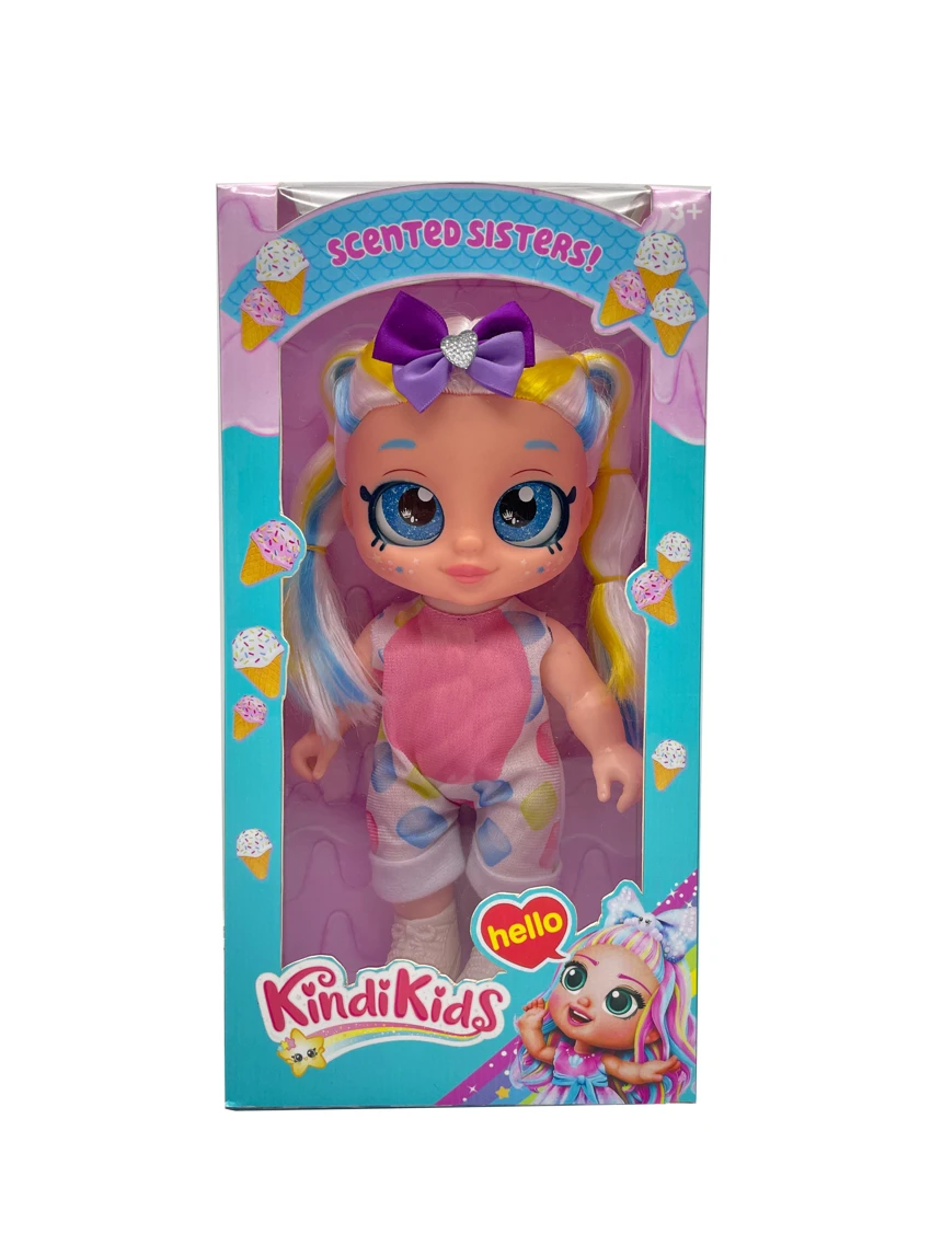 High-end 1 - to - 1 16 inci tubuh mata kaca mata kepala penuh cotton candy boneka dengan tema cahaya musik memimpin bunga [Boneka dengan fungsi menggelengkan kepala]