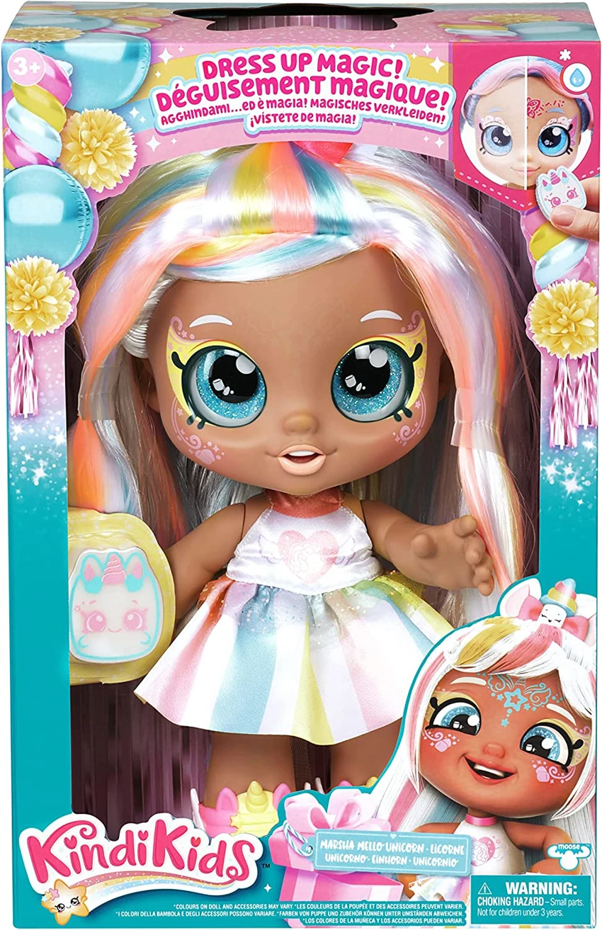 kindikids - Premium 1:1 16-inch Spring Body Full Vinyl Kindi Kids Doll [Doll has head-shaking function]