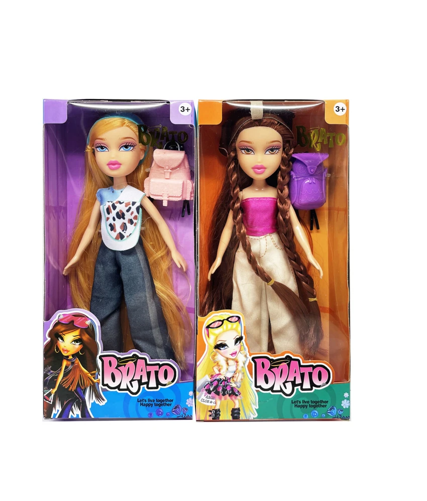 OMG BRATZ adalah   Musim panas seri 10 inci kaki besar paha padat kepala besar boneka Bezi dengan minyak riasan manusia nyata