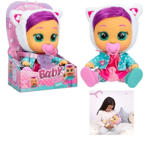 Plush Calico Angel Ai Ai - Generation 9 14-inch Vinyl Crying Girl Doll with Hair, 4 sound effects cry Babies-Tutti Fritti, tear-shedding function, water-absorbing feeding bottle and pacifier. Plush with warming function, 2-piece outfit