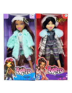 OMG BRATZ Winter Series 10" Solid Big-Head Bratz Doll with Big Feet & Thighs
