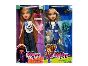 OMG BRATZ Summer Series 10" Solid Big-Head Bratz Doll with Big Feet & Thighs and Bouquet of Real Flowers