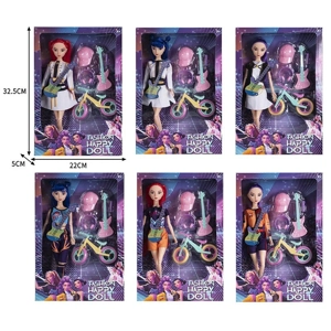 11 Inch Solid Body K-POP Demon Hunting Girl Group Doll with Accessories 6 Styles Assorted