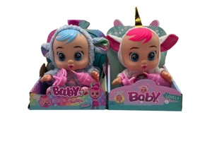 Edisi Deluxe 19th Generation 10 - Inch Bib dengan empat suara musik cry Babies-Tutti Fritti dengan fungsi aliran air mata, dengan botol serap air, dengan puting. Fungsi pemanasan dengan sabuk fluff. Fungsi pemanasan dengan sabuk fluff. Fungsi pemanasan dengan sabuk fluff. Pakaian 2 set 2 campuran 2 campuran 2