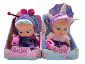 Edisi Deluxe 14th Generation 10 - Inch Bib dengan empat suara musik cry Babies-Tutti Fritti dengan fungsi aliran air mata, dengan botol serap air, dengan puting. Fungsi pemanasan dengan sabuk fluff. Fungsi pemanasan dengan sabuk fluff. Fungsi pemanasan dengan sabuk fluff. Pakaian 2 potong set 2 campuran