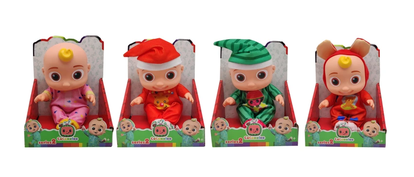10 Inch Vinyl Cocomelon Super Baby with 4 Different Theme Songs [120 Seconds] 4 Styles COCO Assorted