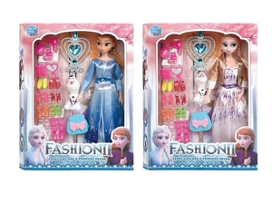 11.5 9 inci badan padat dengan Snow Treasure, beg tangan tongkat sihir, ganti kasut aksesori dua campuran