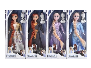 11.5 9 inci sendi padat es dan salju aneh Barbie dengan 4 jenis campuran. 4 jenis campuran.