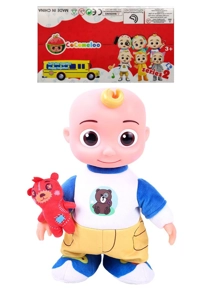 22 Inch Solid Body Electric Cocomelon Bear Baby with Bear Function Description [Can Walk. Can Sing 4 Songs, Can Laugh, Can Dance] Batteries Not Included