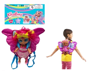 Premium kupu-kupu besar beg ransel kindikids - premium 1 ke 1 16 inci spring badan kaca mata kepala penuh boneka candy [anak patung dengan fungsi menggelengkan kepala]