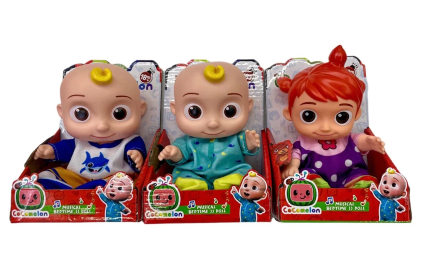 10 Inch Cococomelon Super Baby Dengan 4 Muzik Tema Berlainan [120 Saat] 2 Pakaian Haiwan COCO Campuran