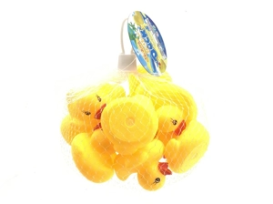 Bath Vinyl Squeeze Squeaky Duck, 12 PCS