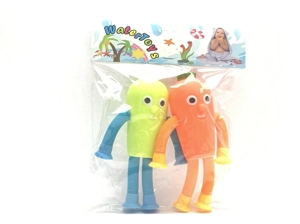 Bath Vinyl Squeeze Retractable Toy, 2 PCS
