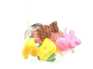 Bath Vinyl Squeeze Squeaky 8 Mixed Animal PCS