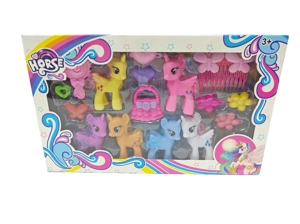 6 Polly No.4 Pony with Accessories, Blister Pack