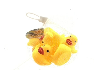 Bath Vinyl Squeeze Squeaky Chubby Duck, 6 PCS