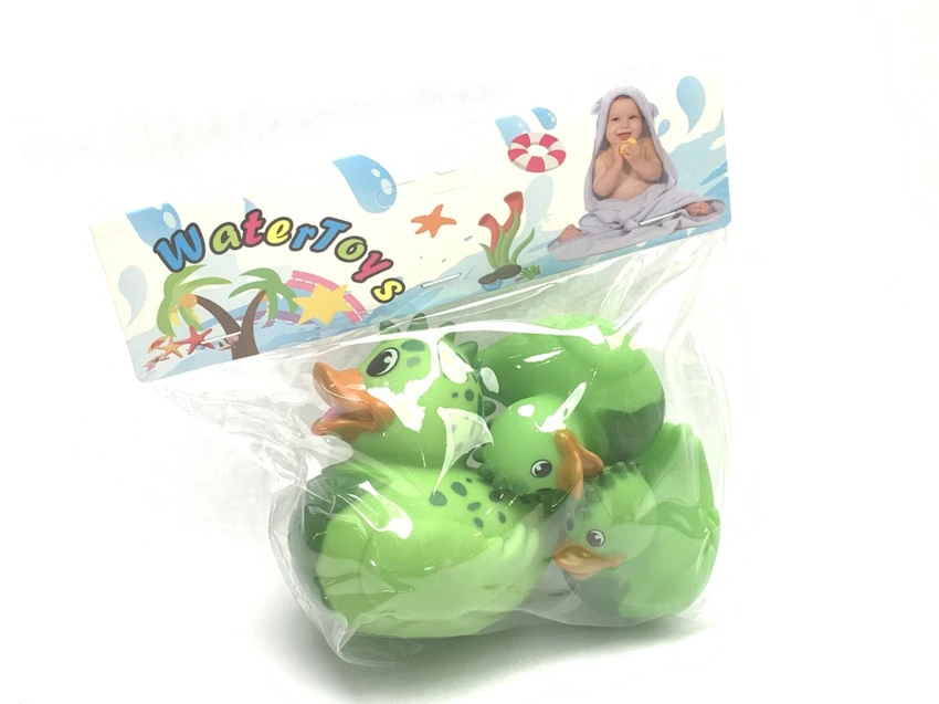 Bath Vinyl Squeeze Squeaky 1 Large Duck + 2 Ducklings