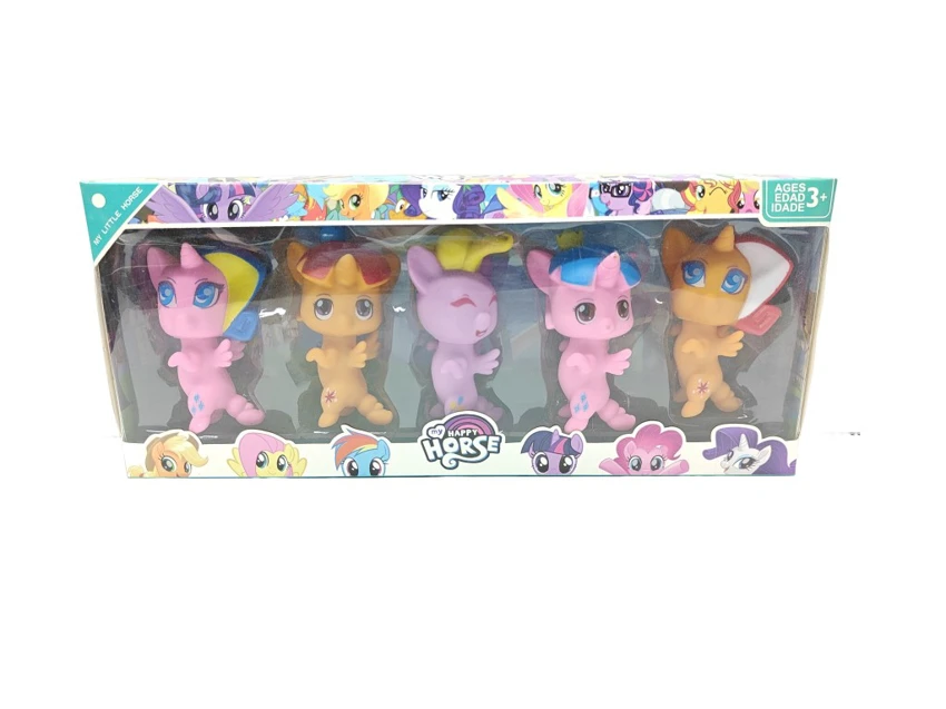 5 Elf Horse Dolls, Blister Pack