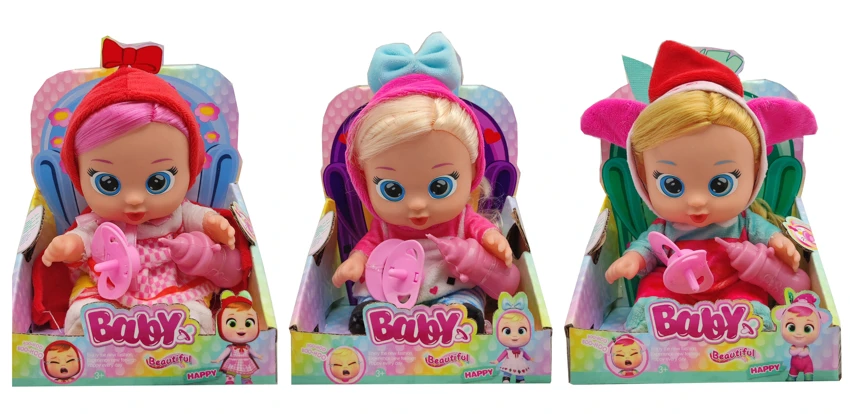 Seri dongeng generasi ke - 10 10 10 inci boneka dengan rambut gadis edisi dengan empat suara musik cry Babies-Tutti Fritti dengan aliran air mata fungsi, dengan botol serap air, dengan puting. Fungsi pemanasan dengan sabuk fluff. Fungsi pemanasan dengan sabuk fluff. Fungsi pemanasan dengan sabuk fluff. Pakaian 2 potong set 3 campuran