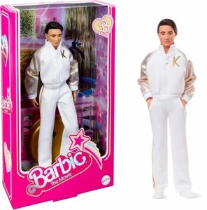 2023 Live-action Movie Version 11.5-inch 12-joint solid body male Barbie star doll with hat.