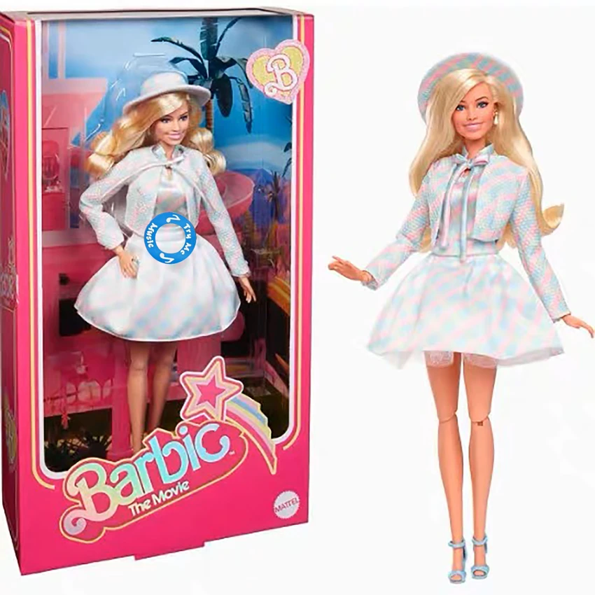 2023 Live Action Filem 11.5 inci 12 sendi badan pepejal dengan tema muzik BarBie bintang dengan topi