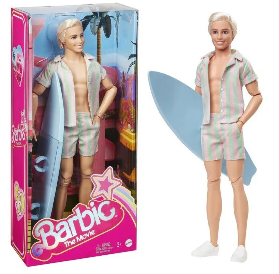 2023 Filem sebenar 11.5 inci 12 sendi BarBie Bintang lelaki Barbie dengan topi