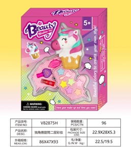 ยูนิคอร์น 2 ชั้น แต่งหน้า