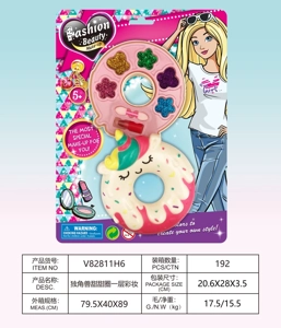 Unicorn Donut 1-Layer Makeup Set