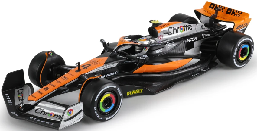 1:24 McLaren F1 British Racing Version (With Driver Figure) - No Light & Sound