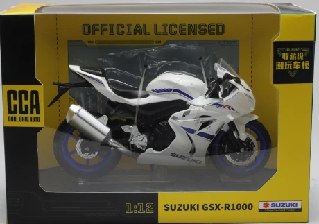 1:12 Suzuki GSX-R1000 Motorcycle Without Light & Sound