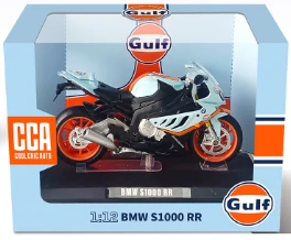 1:12 BMW S1000RR Motorcycle - Without Light & Sound / Gulf Style