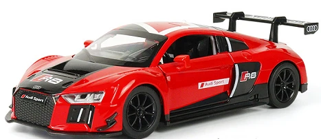 1:24 Audi R8 LMS Alloy Car - Front Wheel No Light & Sound